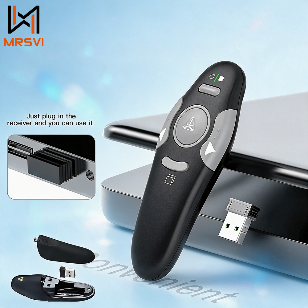 Laser Pointer Presenter - MRSVI 무선 프레젠테이션 클리커 레이저 포인터