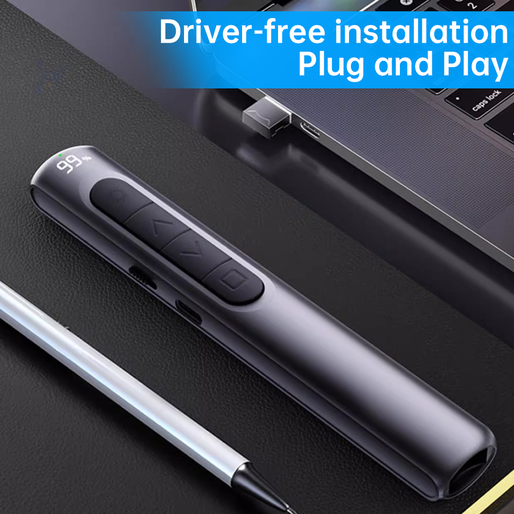 무선 페이지 터너 충전식 프리젠터 리모컨 PPT 포인터 - Laser Pointer Presenter 리뷰 및 가격