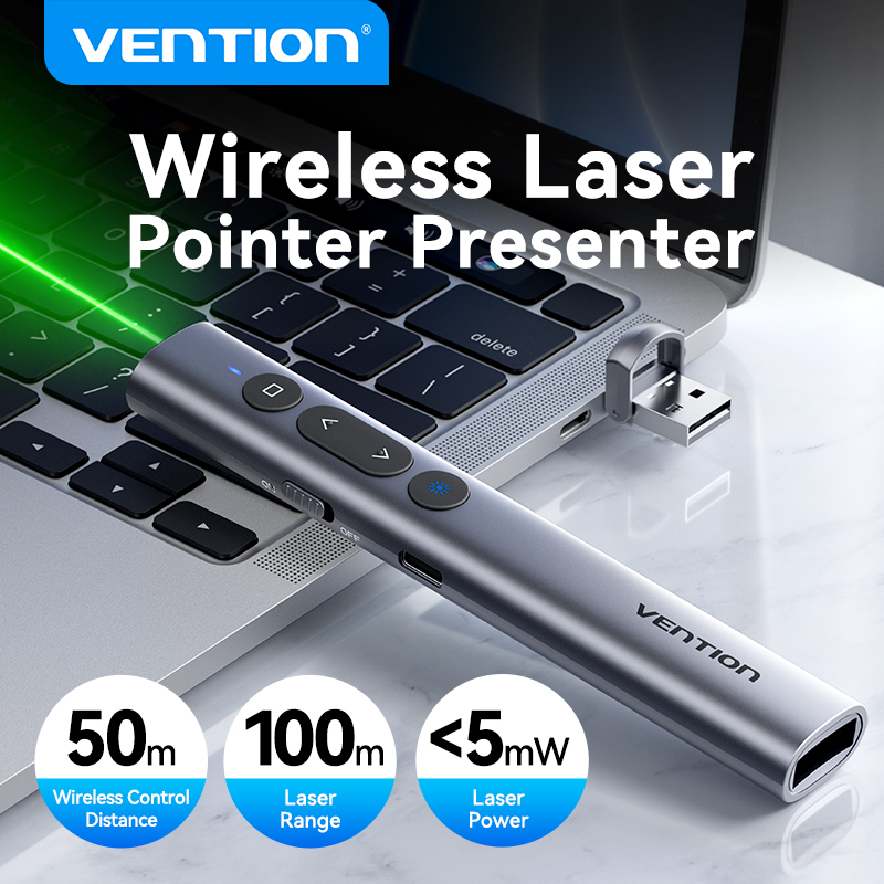 Vention 무선 레이저 포인터 프리젠터, 100m  - Laser Pointer Presenter 리뷰 및 가격