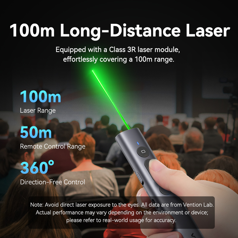 Vention 무선 레이저 포인터 프리젠터, 100m  - Laser Pointer Presenter 리뷰 및 가격