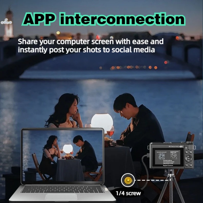 WD300 8K 디지털 카메라 88MP 비디오 로그 카 - Electronic Gadgets For Home 리뷰 및 가격