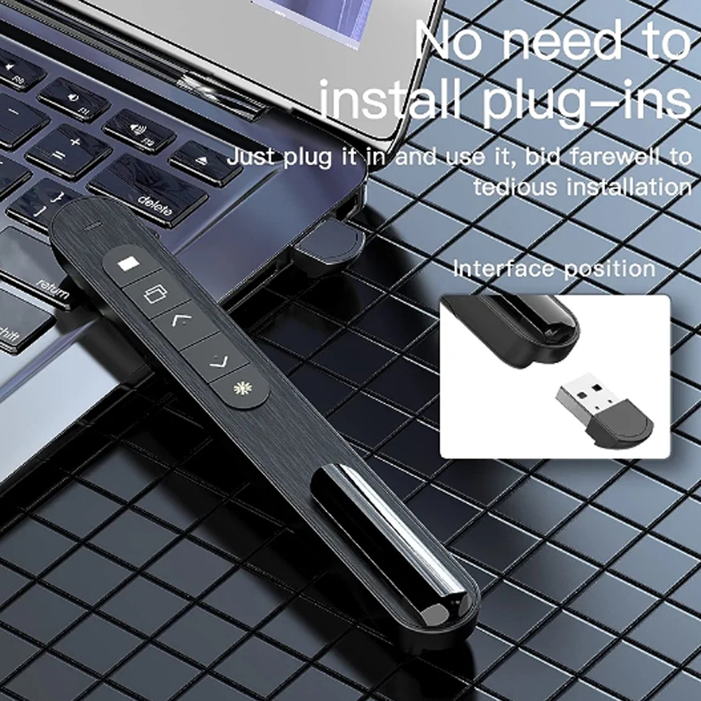 무선 프레젠터 레이저 페이지 넘김 펜 2.4GHz 볼륨 - Laser Pointer Presenter 리뷰 및 가격
