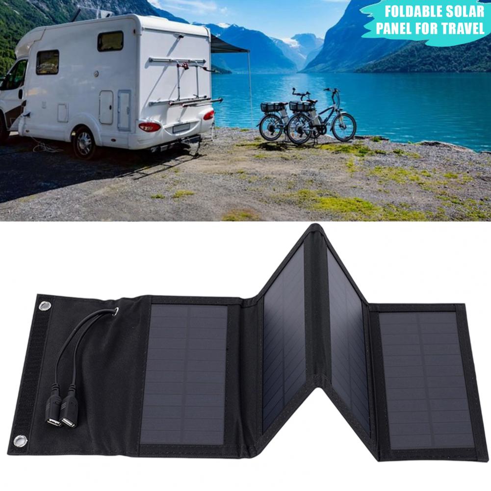 휴대용 태양광 충전기 접이식 태양광 패널 충전기 7w  - Solar Powered Charger 리뷰 및 가격