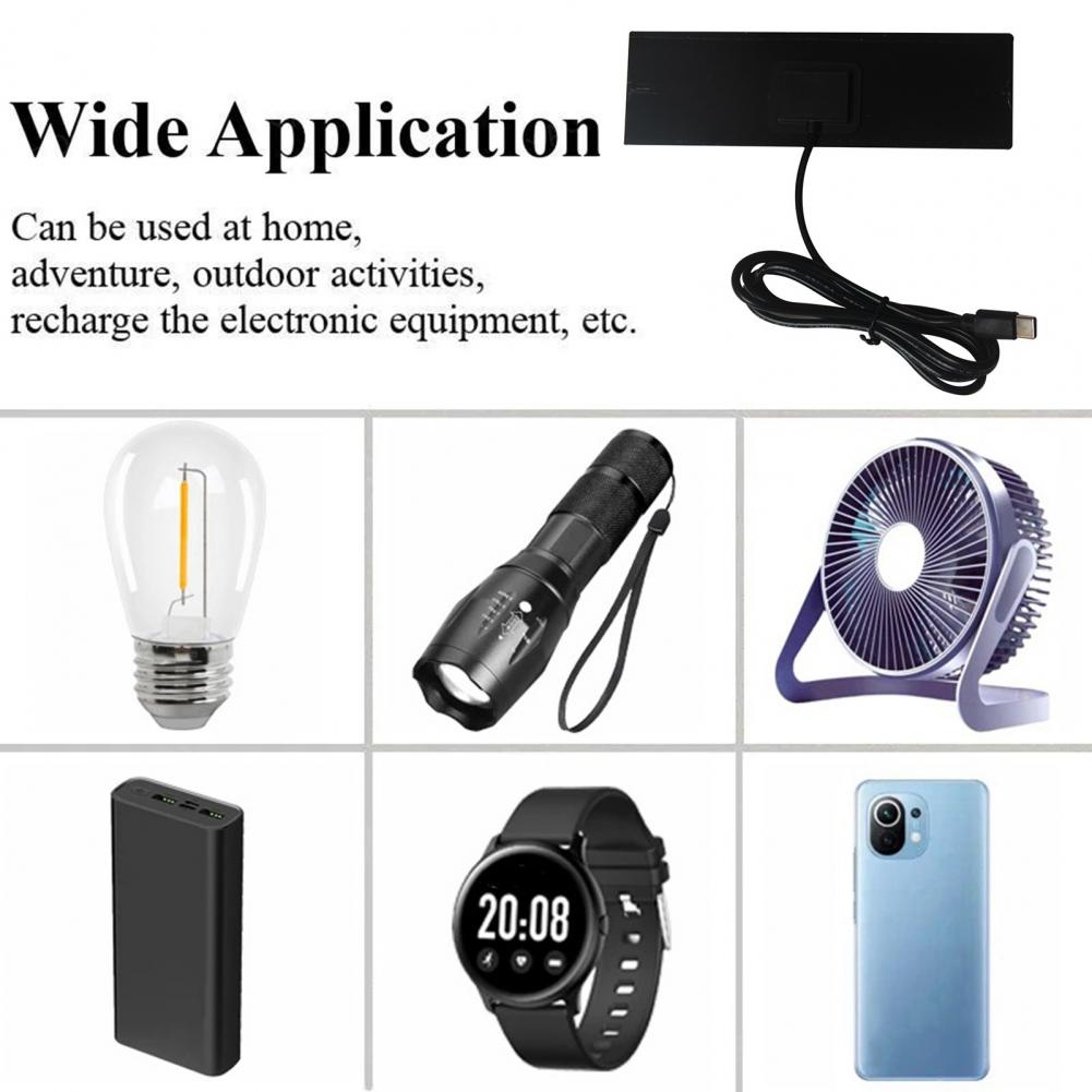 파워 뱅크 태양광 패널 휴대용 태양광 패널 1w 5v  - Solar Powered Charger 리뷰 및 가격