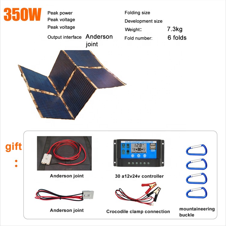 350W 유연한 단결정 태양광 패널, RV 전자차 및  - Solar Powered Charger 리뷰 및 가격