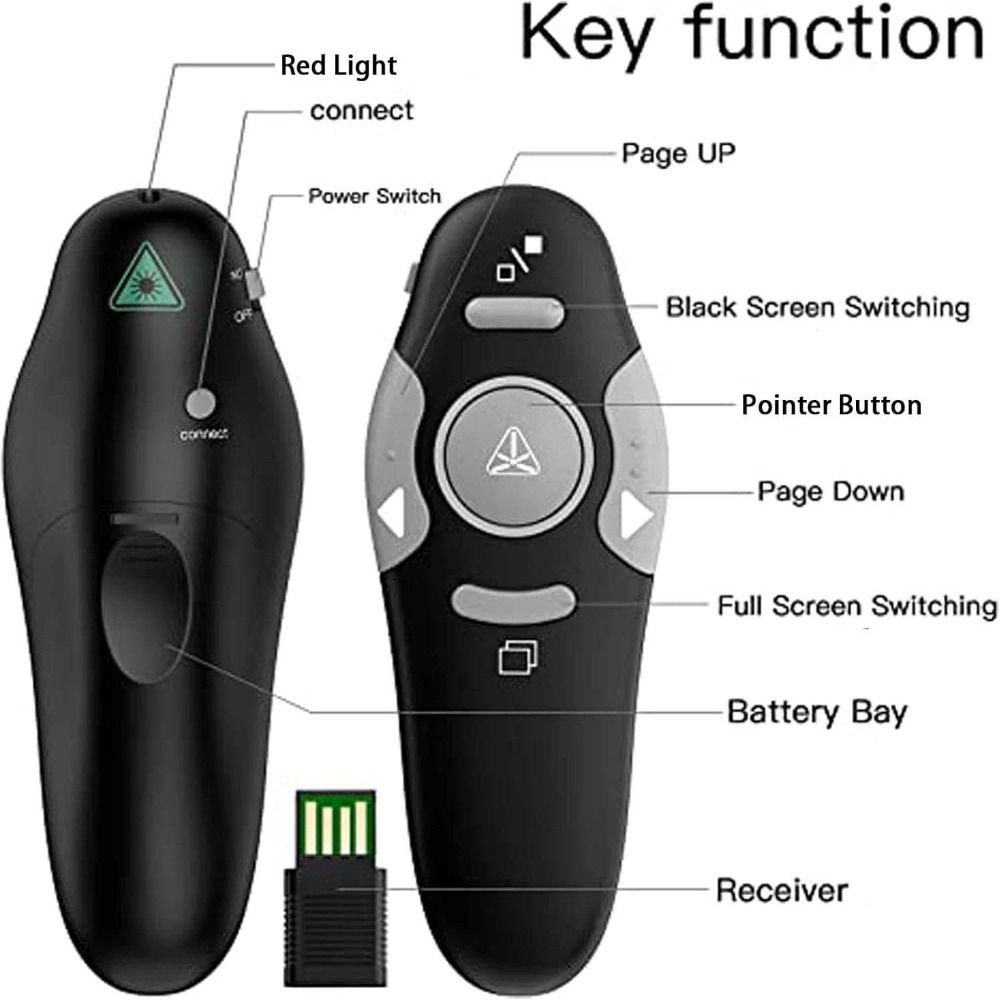 USB 제어 파워포인트 스마트 프레젠터 적외선 리모컨  - Laser Pointer Presenter 리뷰 및 가격