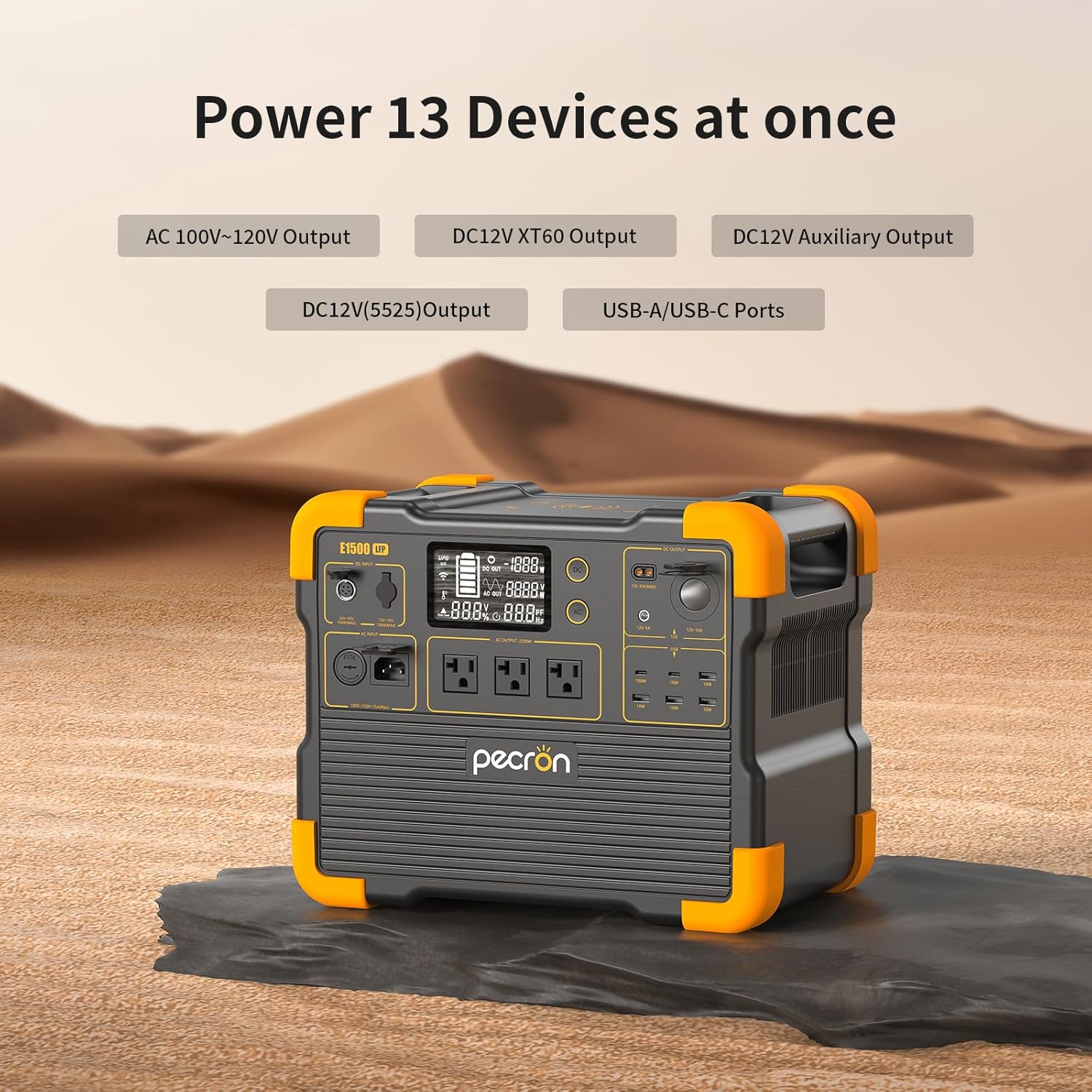 Uesd-Pecron E1500LFP 2200W 153 - Solar Powered Charger 리뷰 및 가격