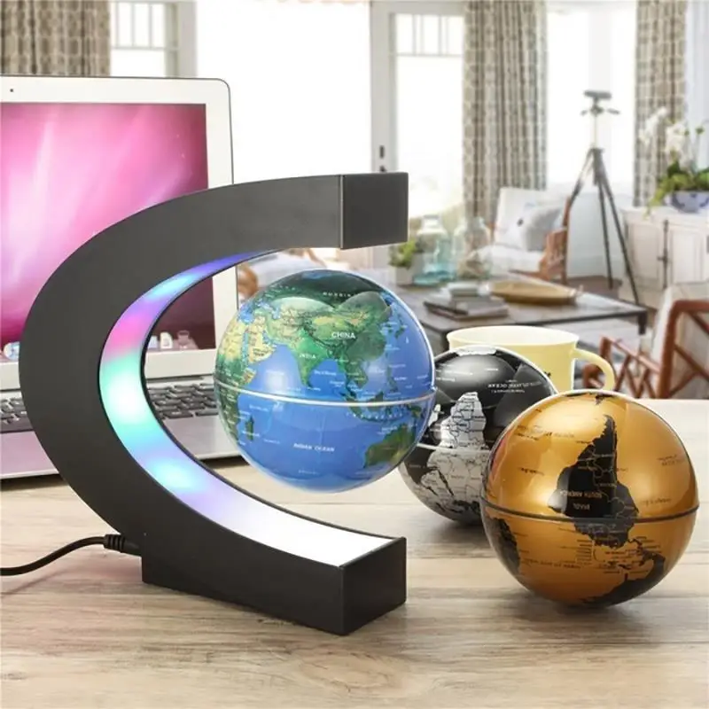 마그네틱 플로팅 부상 글로브 LED 세계지도 전자 반  - Electronic Gadgets For Home 리뷰 및 가격