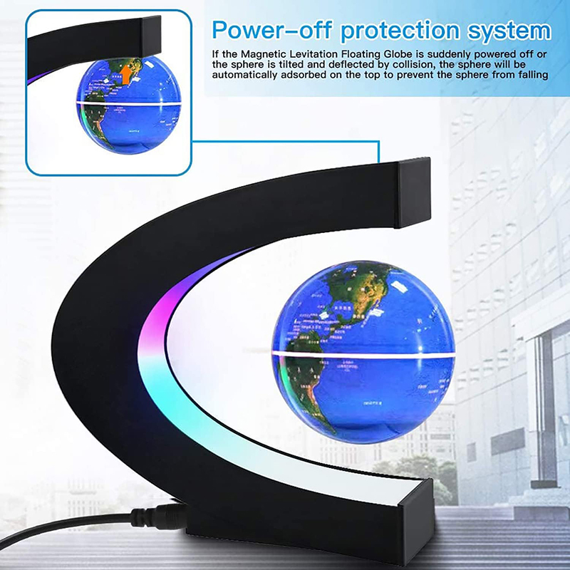 마그네틱 플로팅 부상 글로브 LED 세계지도 전자 반  - Electronic Gadgets For Home 리뷰 및 가격